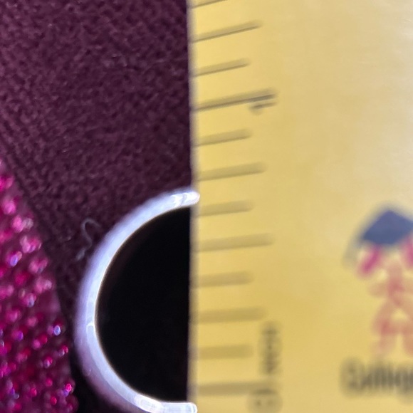 Rose print enamel band ring - Picture 5 of 5